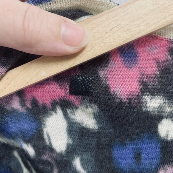 Guinevere Open Front Cardigan Sweater 3/4 Wide Sleeve 100% Merino Wool Casual - Picture 7 of 13